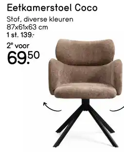 Leen Bakker Eetkamerstoel Coco aanbieding