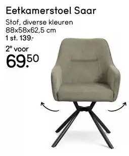 Leen Bakker Eetkamerstoel Saar aanbieding