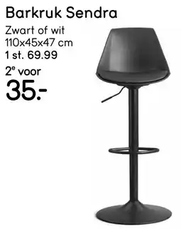 Leen Bakker Barkruk Sendra aanbieding