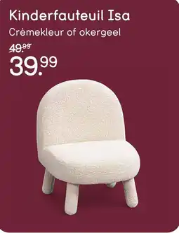 Leen Bakker Kinderfauteuil Isa aanbieding