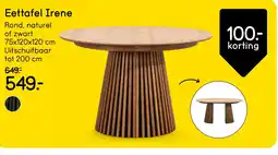 Leen Bakker Eettafel Irene aanbieding