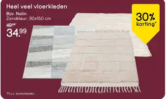 Leen Bakker Heel veel vloerkleden aanbieding