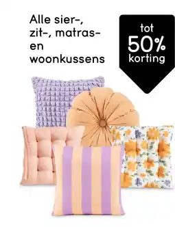 Leen Bakker Alle sier, zit, matras en woonkussens aanbieding