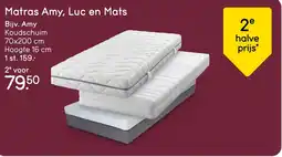 Leen Bakker Matras Amy, Luc en Mats aanbieding