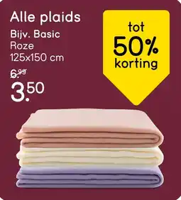 Leen Bakker Alle plaids aanbieding