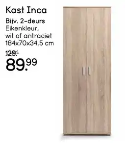 Leen Bakker Kast Inca aanbieding