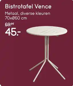 Leen Bakker Bistrotafel Vence aanbieding