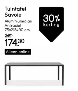 Leen Bakker Tuintafel Savoie aanbieding