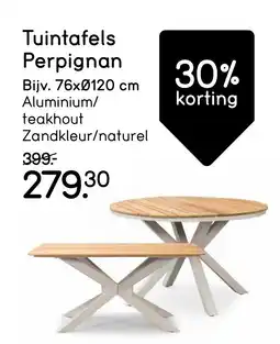 Leen Bakker Tuintafels Perpignan aanbieding