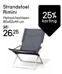 Leen Bakker Strandstoel Rimini aanbieding