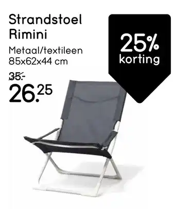 Leen Bakker Strandstoel Rimini aanbieding