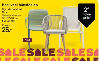 Leen Bakker Heel veel tuinstoelen aanbieding