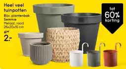Leen Bakker Heel veel tuinpotten aanbieding