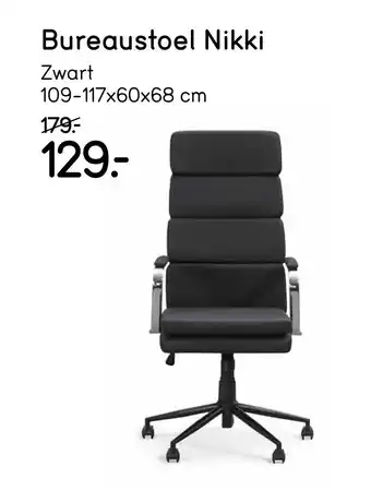 Leen Bakker Bureaustoel Nikki aanbieding