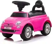 Bol.com Fiat 500 Loopauto voor Kinderen - Roze - 1 tot 3 jaar - met Opbergbox aanbieding