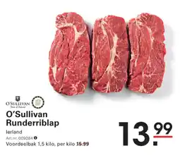 Sligro O'Sullivan Runderriblap aanbieding