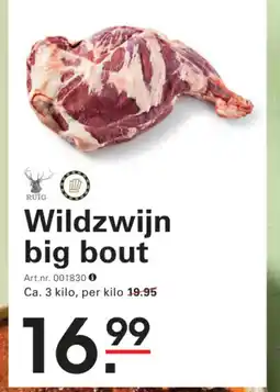 Sligro Wildzwijn big bout aanbieding