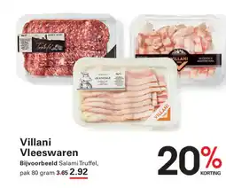 Sligro Villani Vleeswaren aanbieding