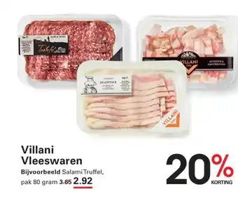 Sligro Villani Vleeswaren aanbieding