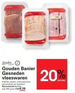Sligro Gouden Banier Gesneden vleeswaren aanbieding