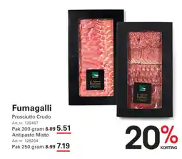 Sligro Fumagalli Prosciutto Crudo aanbieding