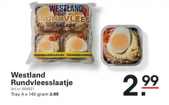 Sligro Westland Rundvleesslaatje aanbieding