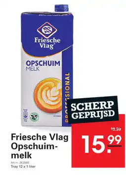 Sligro Friesche Vlag Opschuim melk aanbieding