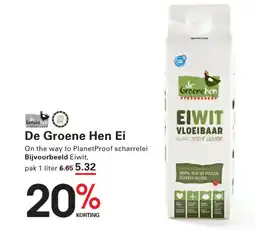 Sligro De Groene Hen Ei aanbieding