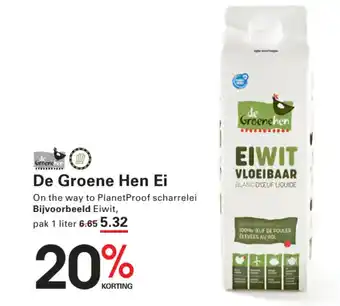 Sligro De Groene Hen Ei aanbieding