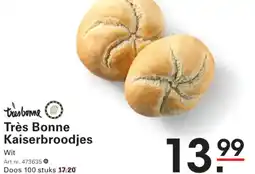 Sligro Très Bonne Kaiserbroodjes aanbieding