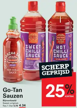 Sligro Go-Tan Sauzen aanbieding