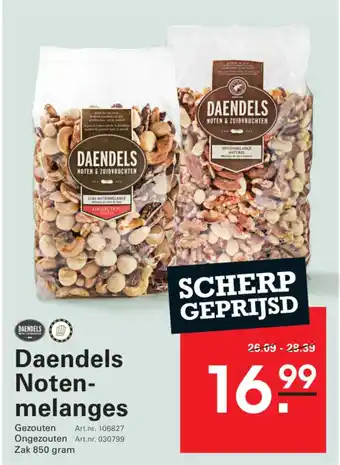 Sligro Daendels Noten melanges aanbieding
