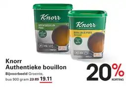 Sligro Knorr Authentieke bouillon aanbieding