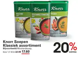 Sligro Knorr Soepen Klassiek assortiment aanbieding