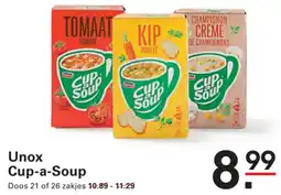 Sligro Unox Cup a Soup aanbieding