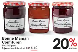 Sligro Bonne Maman Aardbeien Confiture aanbieding