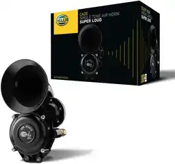 Amazon HELLA 3PA 013 410-011 Meertonige luchthoorn - 12/24V - Frequentiebereik: 400Hz aanbieding