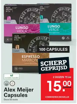 Sligro Alex Meijer Capsules aanbieding