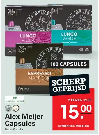 Sligro Alex Meijer Capsules aanbieding