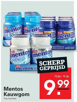 Sligro Mentos Kauwgom aanbieding
