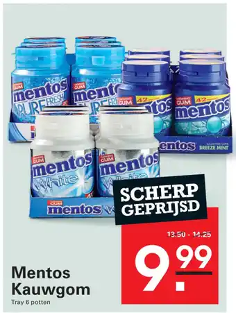 Sligro Mentos Kauwgom aanbieding