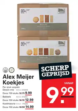Sligro Alex Meijer Koekjes aanbieding