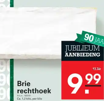 Sligro Brie rechthoek aanbieding