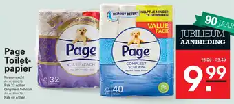 Sligro Page Toilet papier aanbieding