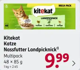 Rossmann DE Kitekat Katze Nassfutter Landpicknick¹ aanbieding