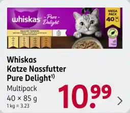 Rossmann DE Whiskas Katze Nassfutter Pure Delight aanbieding