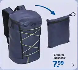 Rossmann DE Faltbarer Rucksack aanbieding