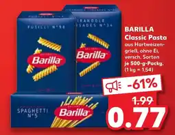 Kaufland DE BARILLA Classic Pasta aanbieding