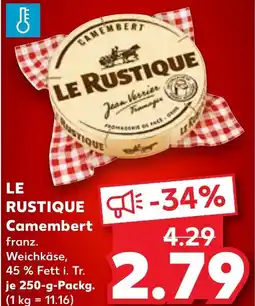 Kaufland DE Le Rustique Camembert aanbieding