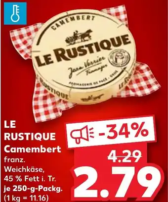 Kaufland DE Le Rustique Camembert aanbieding